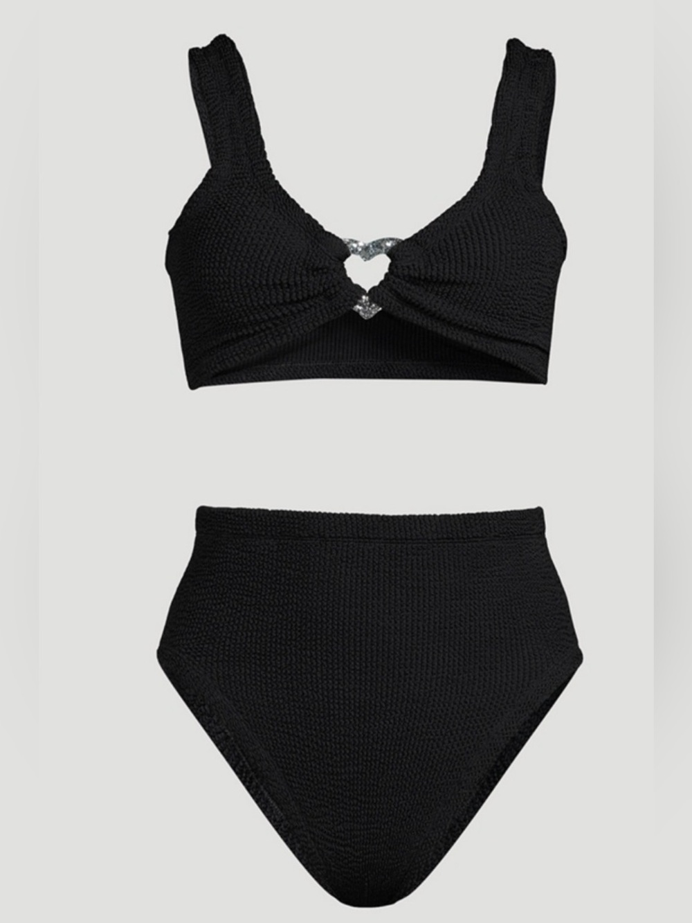 Hunza G Jessica Heart Two-Piece Swim Set